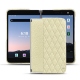 Funda de piel Microsoft Surface Duo 2 - Ivoire - Couture ( Sleek P C12 - White ) 