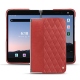 Microsoft Surface Duo 2 leather cover - Cerise vintage - Couture