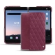 Microsoft Surface Duo 2 leather cover - Prune vintage - Couture