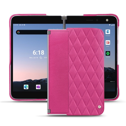 Luxury case Noreve for Microsoft Surface Duo 2Rose BB - Couture ( Pantone #DB599F )