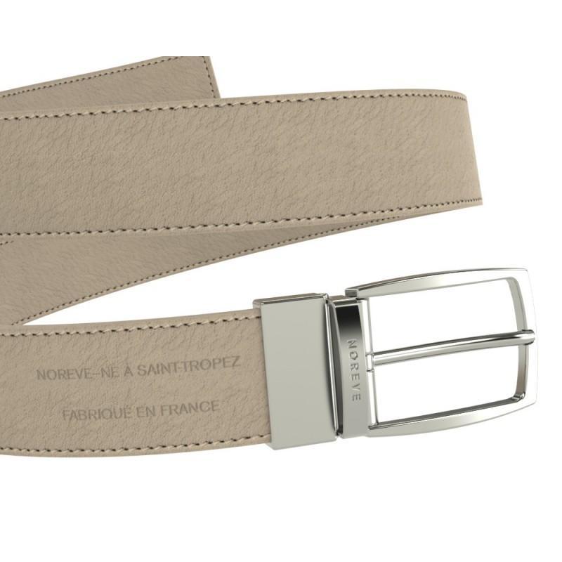 Noreve men's reversible leather belt  – Griffe 1