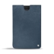 Pochette cuir Apple iPad mini 3 - Jean vintage ( Roughtcut - Pantone 285U  ) 