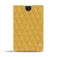 Pochette cuir Apple iPad mini 3 - Mimosa - Couture ( Pantone 141C ) 