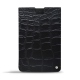 Pochette cuir Apple iPad mini 3 - Crocodile nero