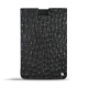 Pochette cuir Apple iPad mini 3 - Autruche nero