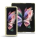 Coque cuir Samsung Galaxy Z Fold3 - Ivoire ( Sleek P C12 - White ) 