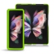 Samsung Galaxy Z Fold3 leather cover - Vert fluo