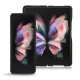 Capa em pele Samsung Galaxy Z Fold3 - Ebène - Couture ( Sleek P C12 - Black ) 