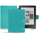 Capa em pele Kobo Aura H2O - Bleu fluo - Couture