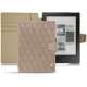 Capa em pele Kobo Aura H2O - Taupe vintage - Couture