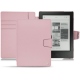 Housse cuir Kobo Aura H2O - Rose ( Nappa - Pantone 2365C ) 