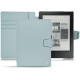 Housse cuir Kobo Aura H2O - Bleu ciel ( Nappa - Pantone 277C ) 