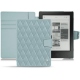 Funda de piel Kobo Aura H2O - Bleu ciel - Couture ( Nappa - Pantone 277C ) 