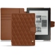 硬质真皮保护套 Kobo Aura H2O - Marron - Couture ( Nappa - Pantone 1615C ) 