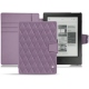Housse cuir Kobo Aura H2O - Lilas - Couture ( Nappa - Pantone 2645U ) 