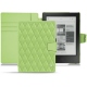 Funda de piel Kobo Aura H2O - Vert olive - Couture ( Nappa - Pantone 578U ) 
