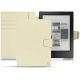 Lederschutzhülle Kobo Aura H2O - Ivoire ( Sleek P C12 - White ) 