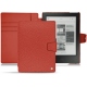 Housse cuir Kobo Aura H2O - Papaye ( Pantone 180C ) 