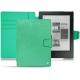 Housse cuir Kobo Aura H2O - Menthe vintage ( Pantone 562C ) 