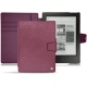 Housse cuir Kobo Aura H2O - Prune vintage ( Pantone 512C ) 