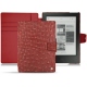 Housse cuir Kobo Aura H2O - Autruche ciliegia