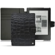 Kobo Aura H2O leather case - Crocodile nero