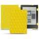 Kobo Aura H2O leather case - Jaune fluo - Couture