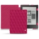 Housse cuir Kobo Aura H2O - Rose fluo - Couture