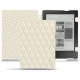 Custodia in pelle Kobo Aura H2O - Blanc - Couture ( Bologna - White ) 