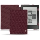 Funda de piel Kobo Aura H2O - Lie de vin - Couture ( Pantone 5115C ) 