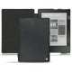 Custodia in pelle Kobo Aura H2O - Dark vintage ( Roughtcut - Black#5256 ) 