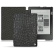 Housse cuir Kobo Aura H2O - Autruche nero
