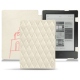 Housse cuir Kobo Aura H2O - Blanc escumo - Couture