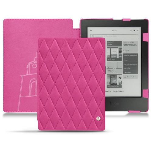 Custodia in pelle Kobo Aura H2ORose BB - Couture ( Pantone #DB599F )