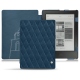 Capa em pele Kobo Aura H2O - Blu mediterran - Couture