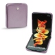 Coque cuir Samsung Galaxy Z Flip3 - Lilas ( Nappa - Pantone 2645U ) 