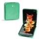 Capa em pele Samsung Galaxy Z Flip3 - Menthe vintage ( Pantone 562C ) 