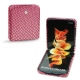 Lederschutzhülle Samsung Galaxy Z Flip3 - Serpent ciclamino