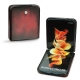 Coque cuir Samsung Galaxy Z Flip3 - Rouge Patine