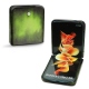 Coque cuir Samsung Galaxy Z Flip3 - Vert Patine