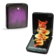 Samsung Galaxy Z Flip3 leather cover - Violet Patine
