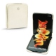 Capa em pele Samsung Galaxy Z Flip3 - Blanc escumo