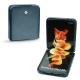 Coque cuir Samsung Galaxy Z Flip3 - Blu mediterran
