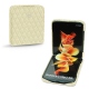 Lederschutzhülle Samsung Galaxy Z Flip3 - Ivoire - Couture ( Sleek P C12 - White ) 