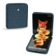 Capa em pele Samsung Galaxy Z Flip3 - Indigo - Couture ( Pantone 303U ) 