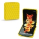 Coque cuir Samsung Galaxy Z Flip3 - Jaune fluo - Couture
