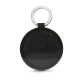 Leather key ring - Onyx ( Black ) 