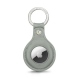 Llavero AirTag - Gris ( Nappa - Pantone W428C ) 
