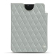 Lederschutzhülle Apple iPad mini 6 - Gris - Couture ( Nappa - Pantone W428C ) 