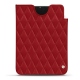 가죽 커버 Apple iPad mini 6 - Rouge - Couture ( Nappa - Pantone 199C ) 